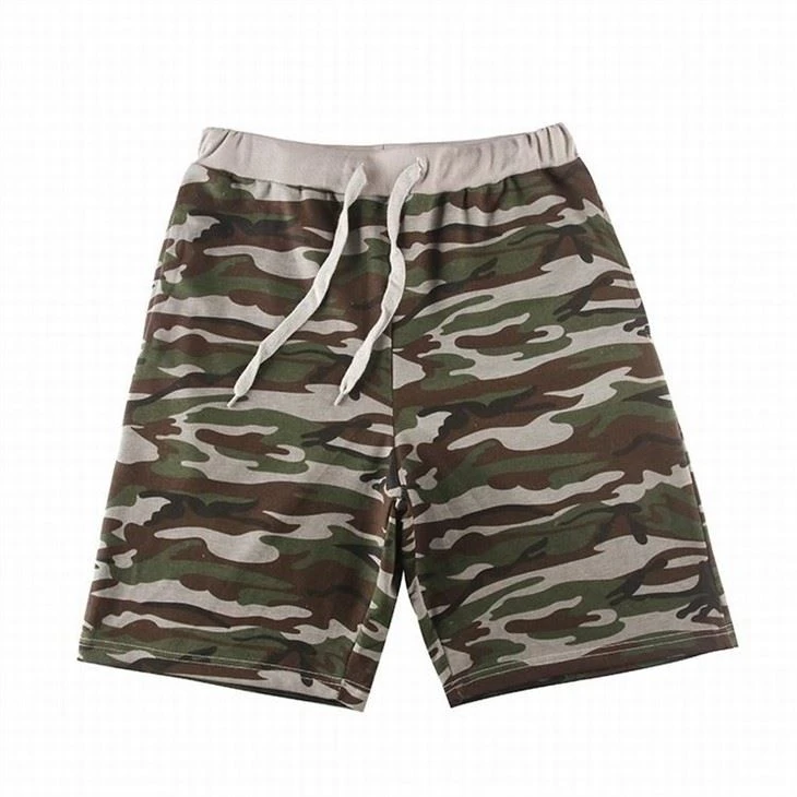 Celana Pendek Terry Sablon Camo Pria